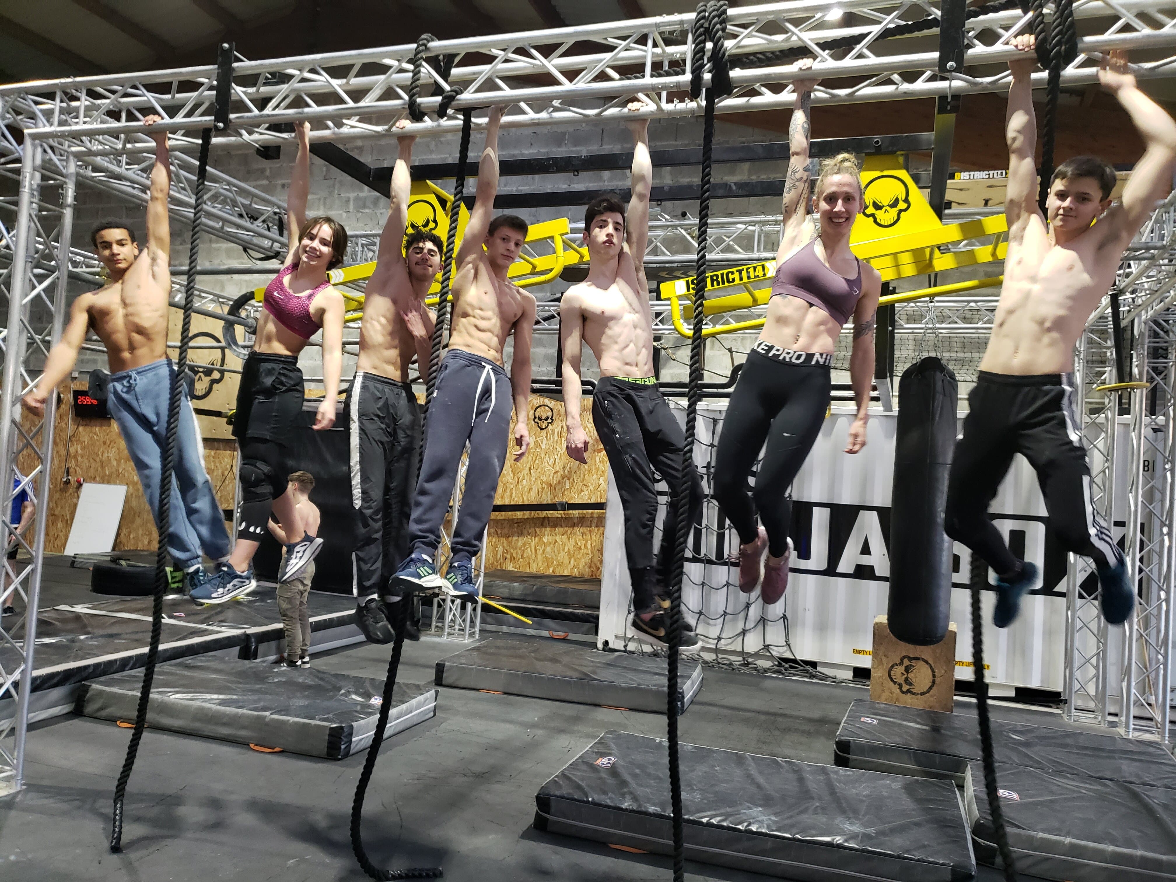 Ces sept sportifs vont participer aux Mondiaux de parcours Ninja